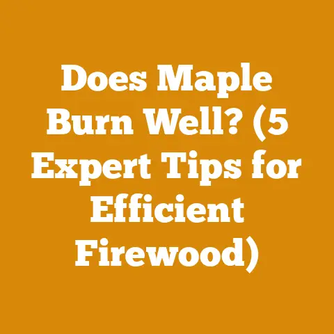 Does Maple Burn Well? (5 Expert Tips for Efficient Firewood)