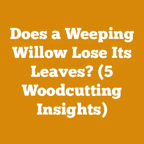 Does a Weeping Willow Lose Its Leaves? (5 Woodcutting Insights)