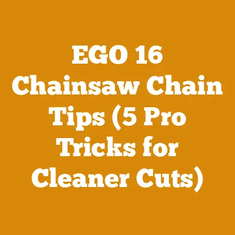 EGO 16 Chainsaw Chain Tips (5 Pro Tricks for Cleaner Cuts)