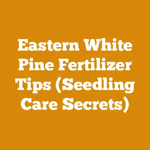 Eastern White Pine Fertilizer Tips (Seedling Care Secrets)