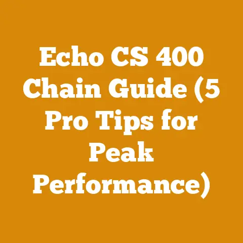 Echo CS 400 Chain Guide (5 Pro Tips for Peak Performance)