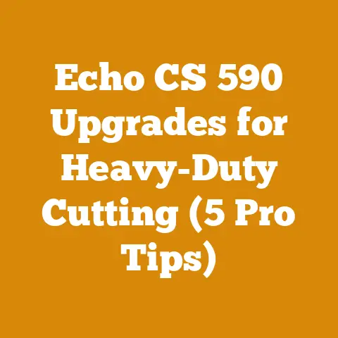 Echo CS 590 Upgrades for Heavy-Duty Cutting (5 Pro Tips)