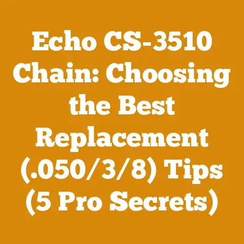 Echo CS-3510 Chain: Choosing the Best Replacement (.050/3/8) Tips (5 Pro Secrets)