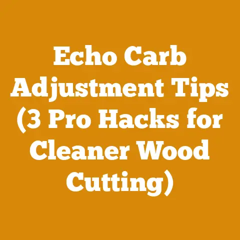 Echo Carb Adjustment Tips (3 Pro Hacks for Cleaner Wood Cutting)