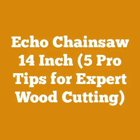 Echo Chainsaw 14 Inch (5 Pro Tips for Expert Wood Cutting)