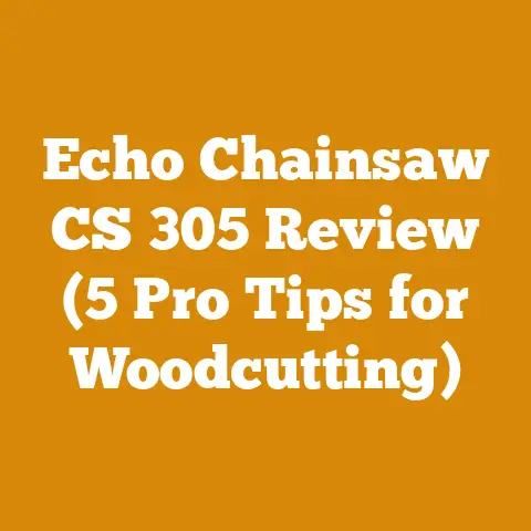 Echo Chainsaw CS 305 Review (5 Pro Tips for Woodcutting)