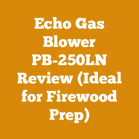 Echo Gas Blower PB-250LN Review (Ideal for Firewood Prep)