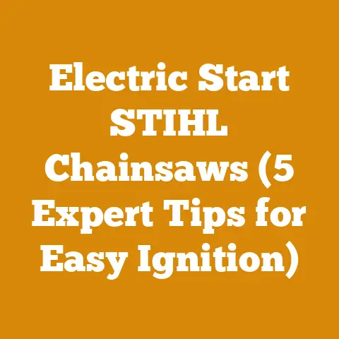 Electric Start STIHL Chainsaws (5 Expert Tips for Easy Ignition)