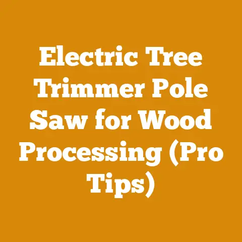 Electric Tree Trimmer Pole Saw for Wood Processing (Pro Tips)