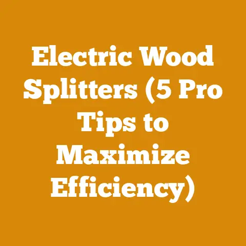 Electric Wood Splitters (5 Pro Tips to Maximize Efficiency)