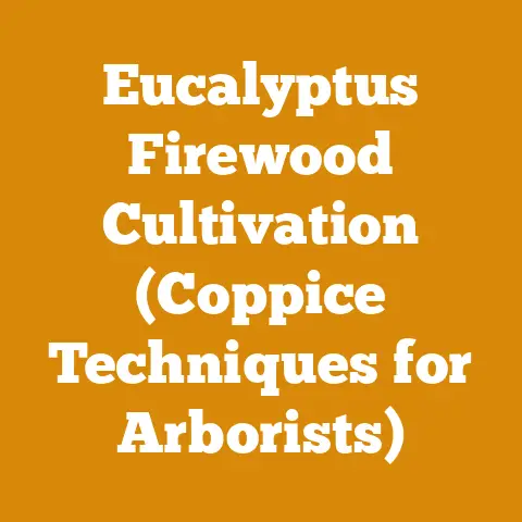 Eucalyptus Firewood Cultivation (Coppice Techniques for Arborists)