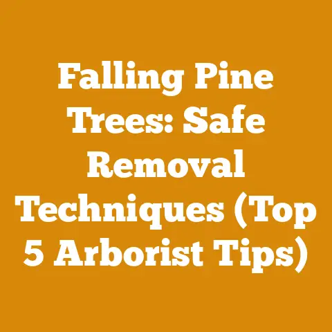 Falling Pine Trees: Safe Removal Techniques (Top 5 Arborist Tips)