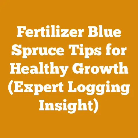 Fertilizer Blue Spruce Tips for Healthy Growth (Expert Logging Insight)