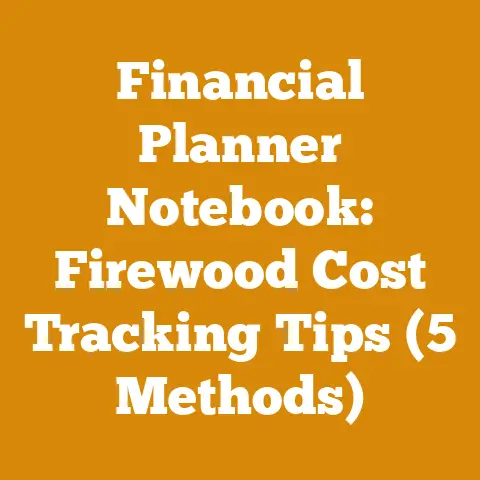 Financial Planner Notebook: Firewood Cost Tracking Tips (5 Methods)