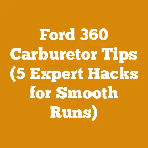 Ford 360 Carburetor Tips (5 Expert Hacks for Smooth Runs)