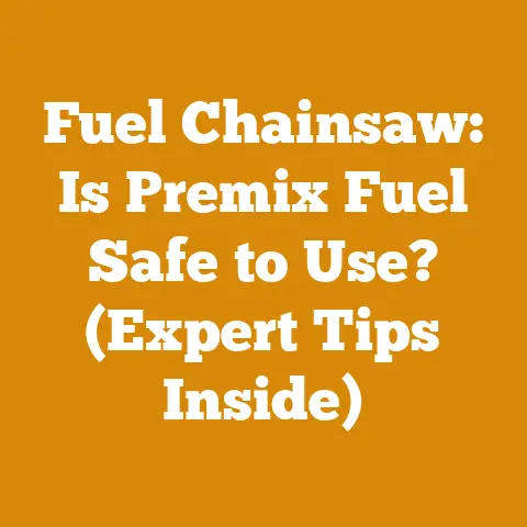 Fuel Chainsaw: Is Premix Fuel Safe to Use? (Expert Tips Inside)