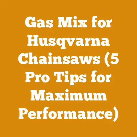 Gas Mix for Husqvarna Chainsaws (5 Pro Tips for Maximum Performance)
