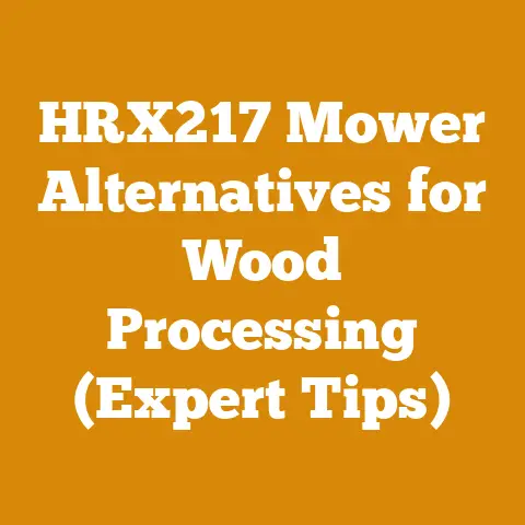 HRX217 Mower Alternatives for Wood Processing (Expert Tips)