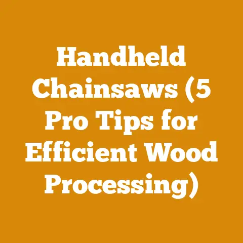 Handheld Chainsaws (5 Pro Tips for Efficient Wood Processing)