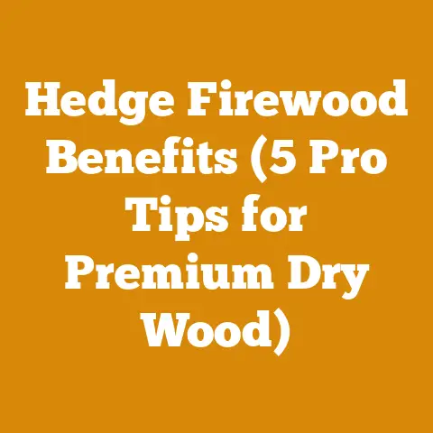 Hedge Firewood Benefits (5 Pro Tips for Premium Dry Wood)