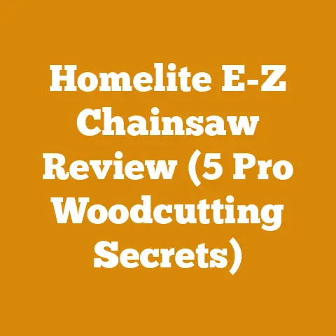 Homelite E-Z Chainsaw Review (5 Pro Woodcutting Secrets)
