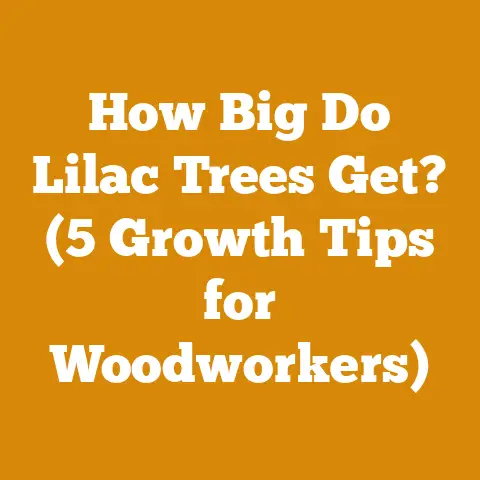 How Big Do Lilac Trees Get? (5 Growth Tips for Woodworkers)
