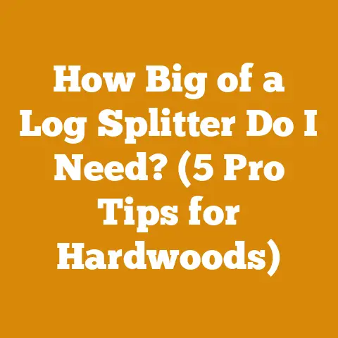 How Big of a Log Splitter Do I Need? (5 Pro Tips for Hardwoods)