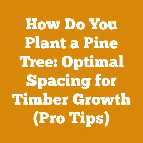 How Do You Plant a Pine Tree: Optimal Spacing for Timber Growth (Pro Tips)