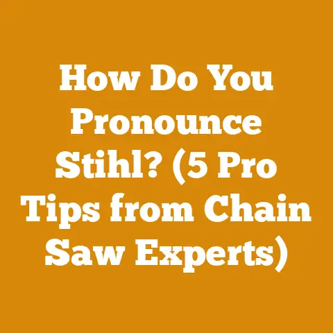 How Do You Pronounce Stihl? (5 Pro Tips from Chain Saw Experts)