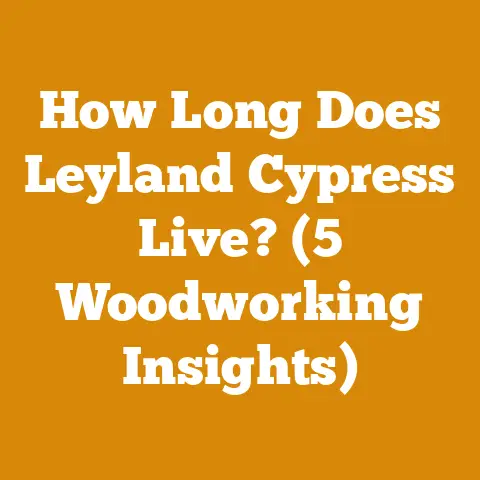 How Long Does Leyland Cypress Live? (5 Woodworking Insights)