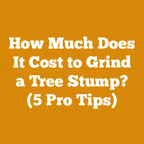 How Much Does It Cost to Grind a Tree Stump? (5 Pro Tips)