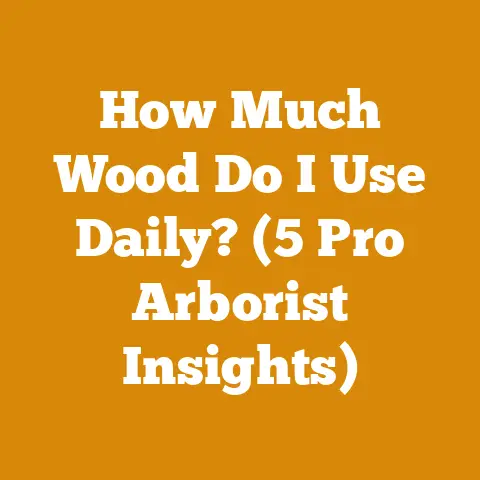 How Much Wood Do I Use Daily? (5 Pro Arborist Insights)
