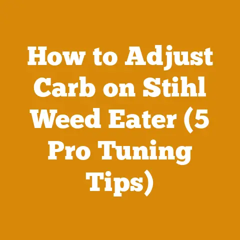 How to Adjust Carb on Stihl Weed Eater (5 Pro Tuning Tips)