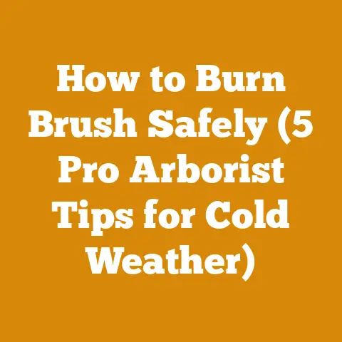 How to Burn Brush Safely (5 Pro Arborist Tips for Cold Weather)