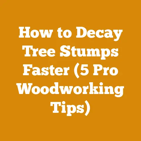 How to Decay Tree Stumps Faster (5 Pro Woodworking Tips)
