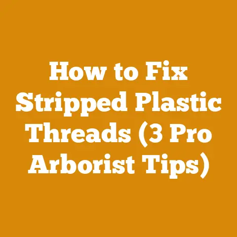 How to Fix Stripped Plastic Threads (3 Pro Arborist Tips)