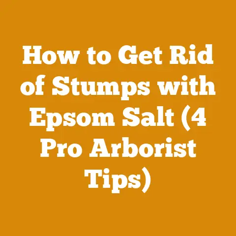 How to Get Rid of Stumps with Epsom Salt (4 Pro Arborist Tips)