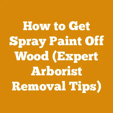 How to Get Spray Paint Off Wood (Expert Arborist Removal Tips)
