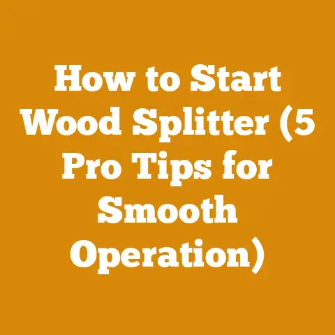 How to Start Wood Splitter (5 Pro Tips for Smooth Operation)