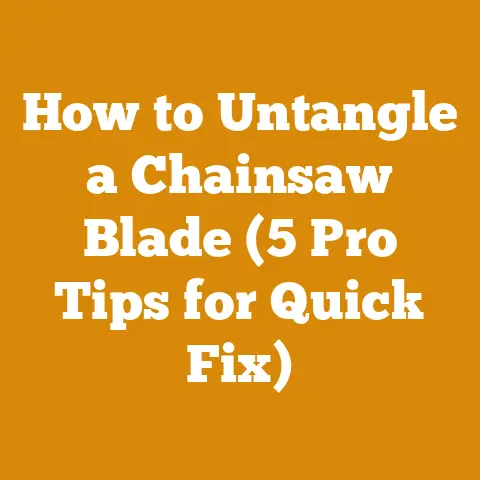 How to Untangle a Chainsaw Blade (5 Pro Tips for Quick Fix)