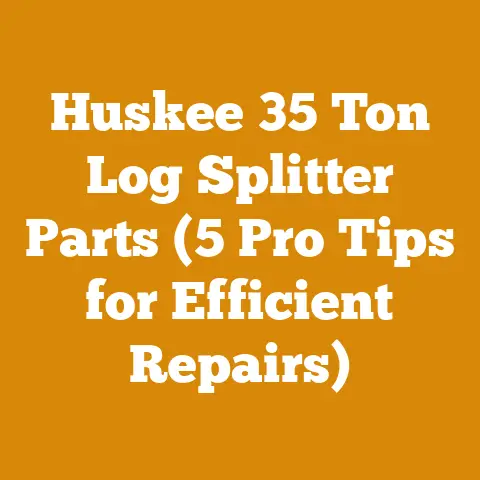 Huskee 35 Ton Log Splitter Parts (5 Pro Tips for Efficient Repairs)