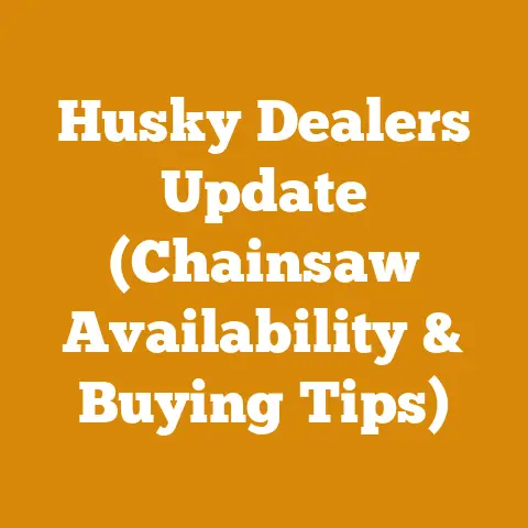 Husky Dealers Update (Chainsaw Availability & Buying Tips)