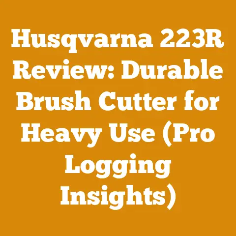Husqvarna 223R Review: Durable Brush Cutter for Heavy Use (Pro Logging Insights)