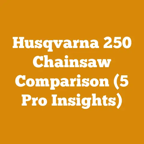 Husqvarna 250 Chainsaw Comparison (5 Pro Insights)