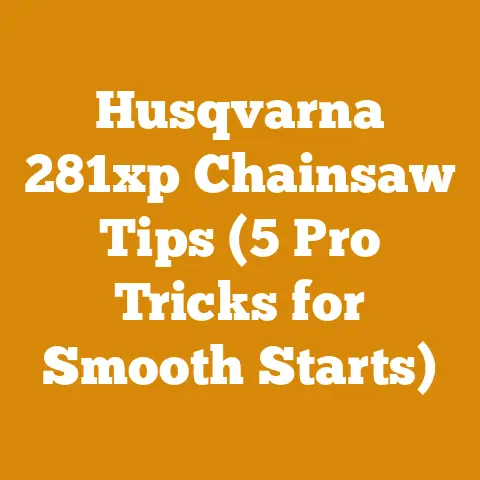 Husqvarna 281xp Chainsaw Tips (5 Pro Tricks for Smooth Starts)