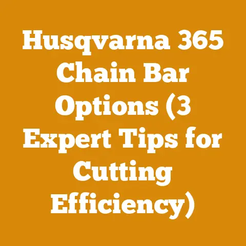 Husqvarna 365 Chain Bar Options (3 Expert Tips for Cutting Efficiency)