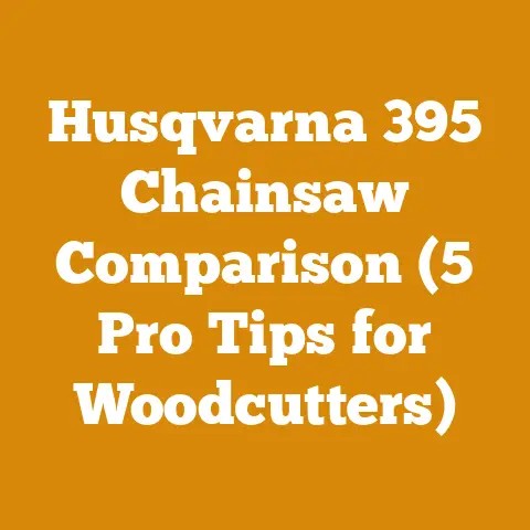 Husqvarna 395 Chainsaw Comparison (5 Pro Tips for Woodcutters)