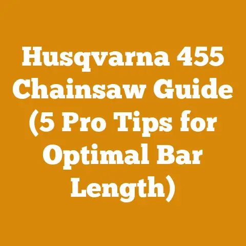Husqvarna 455 Chainsaw Guide (5 Pro Tips for Optimal Bar Length)