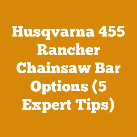 Husqvarna 455 Rancher Chainsaw Bar Options (5 Expert Tips)