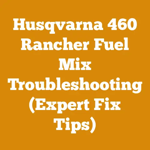 Husqvarna 460 Rancher Fuel Mix Troubleshooting (Expert Fix Tips)